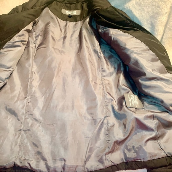 Kenneth Cole Reaction Coat Large Black Puffer Jacket Duckdown Wildfowl Feathers - Picture 10 of 16